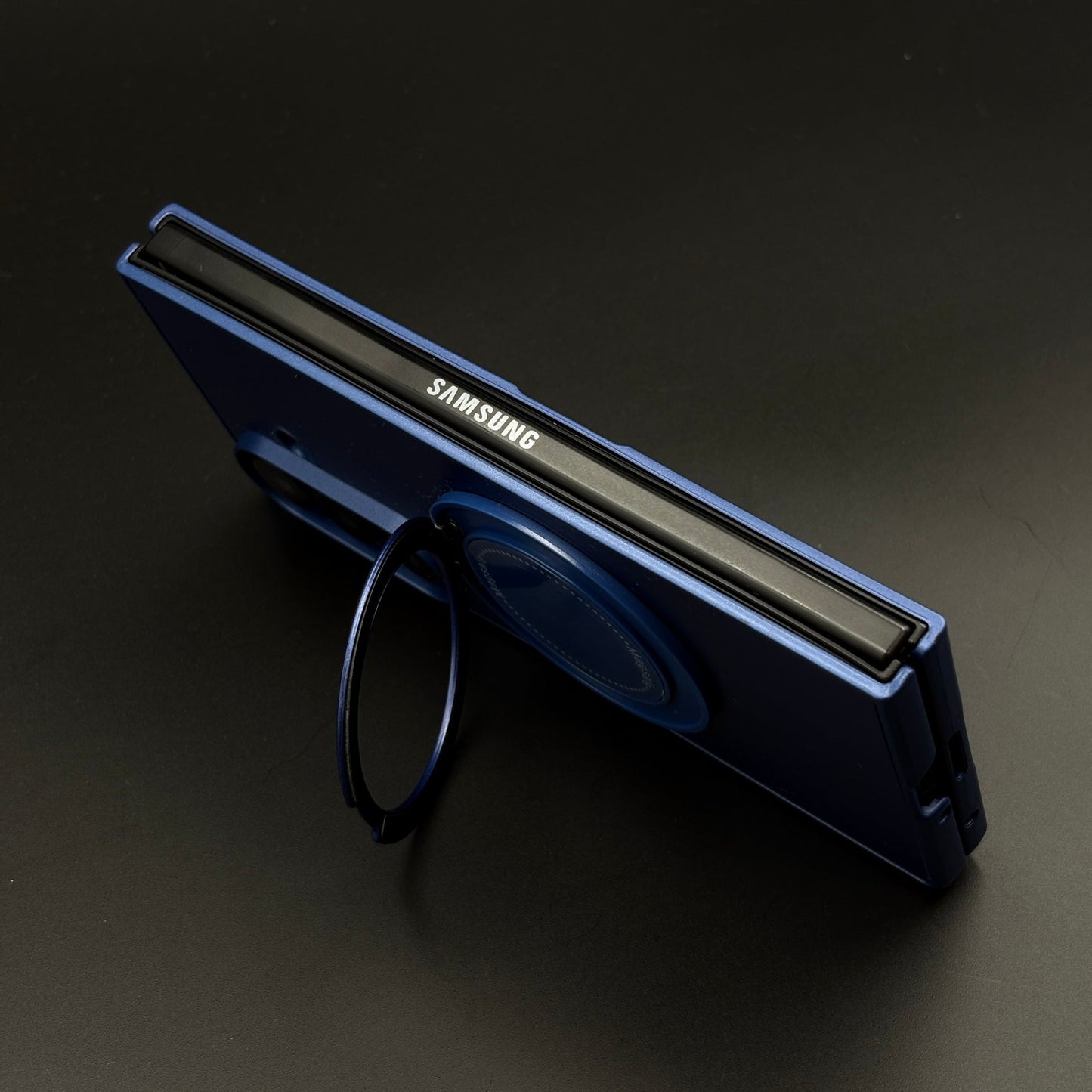 Rotating Metal Stand Matte Phone Case Cover for Samsung Galaxy Z Fold 7 | MagSafe Ring Kickstand