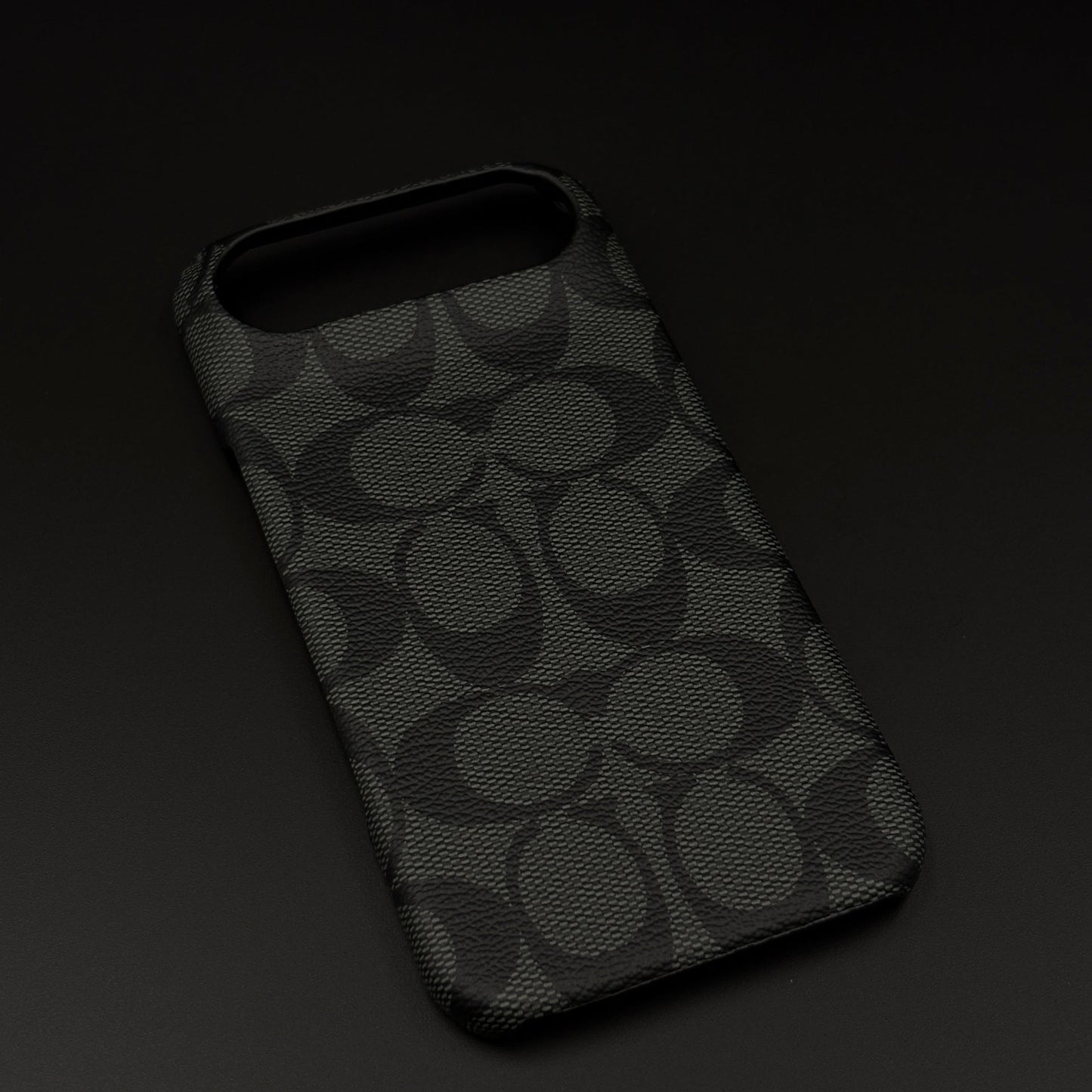 CC Pattern PU Leather Case for iPhone 17 Air | Monogram Soft Touch Protection