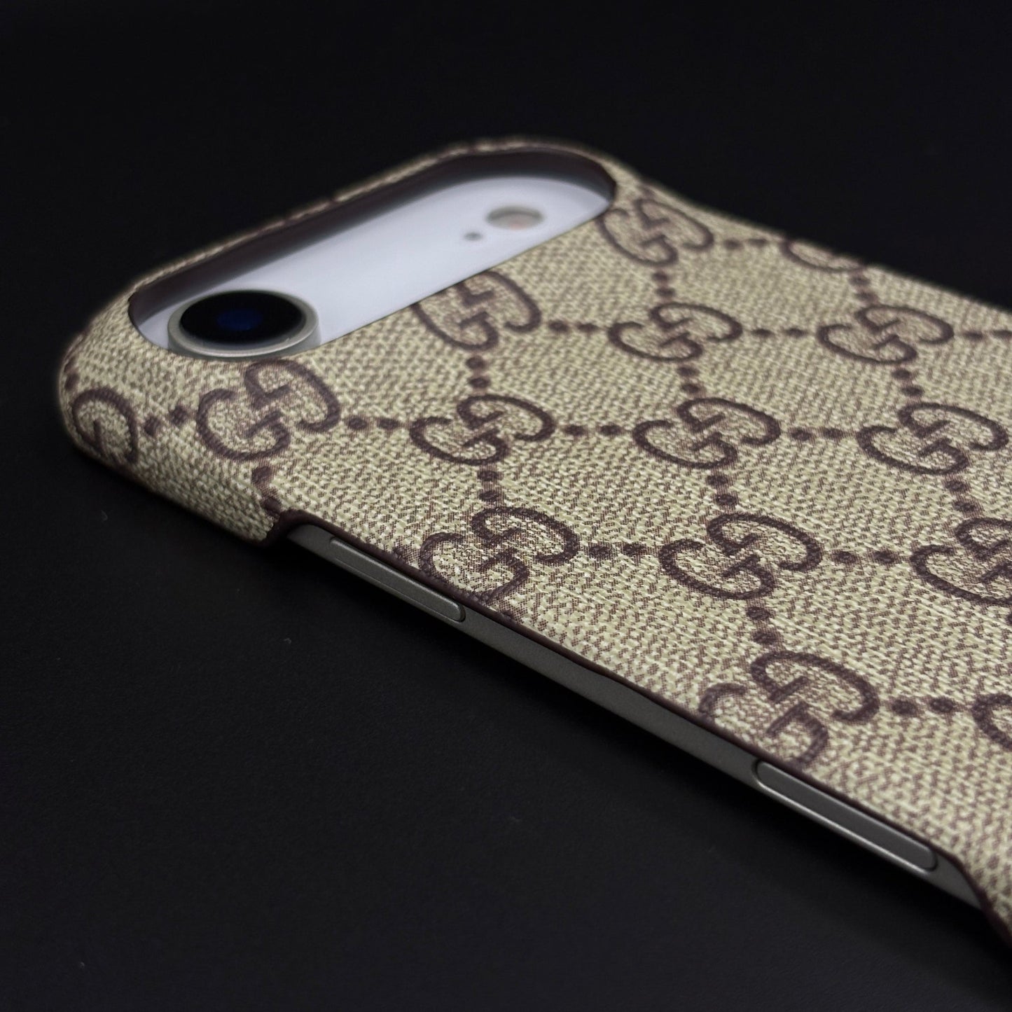 Luxury Brand PU Leather GG Case for iPhone 17 Air | Designer Protective Cover