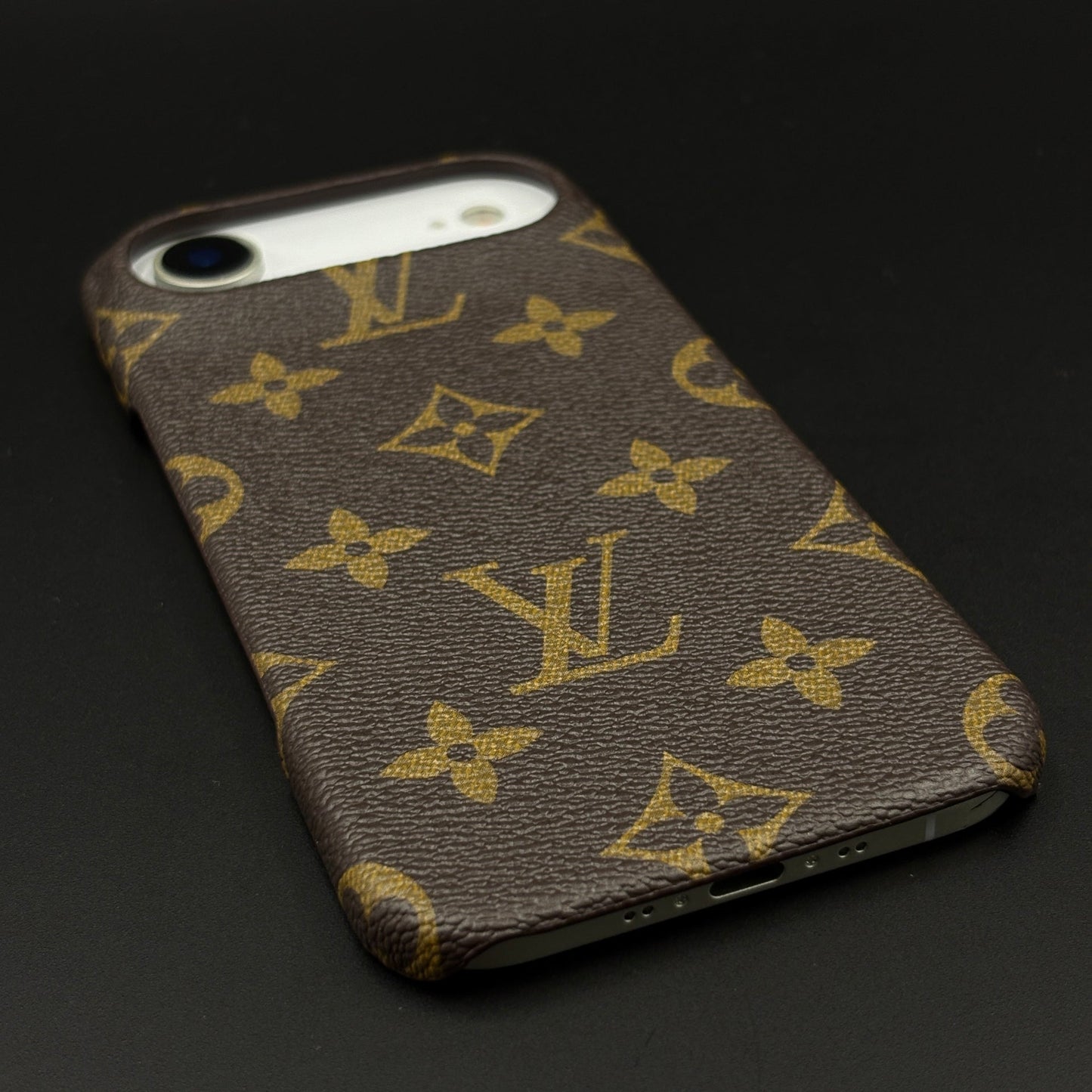 Luxury Brand Borderless Frame PU Leather Case for iPhone 17 Air | Designer Protective Cover