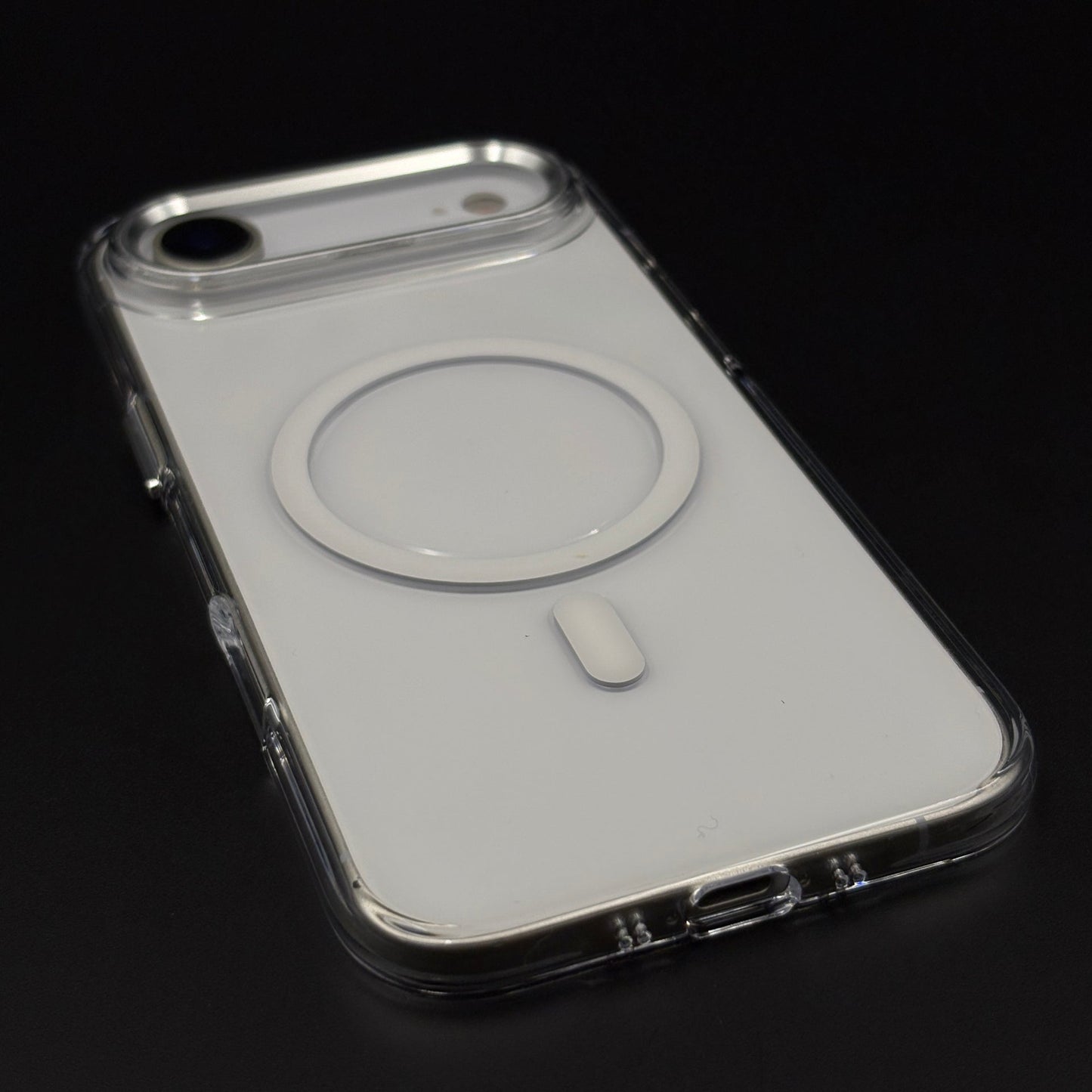Non Yellowing Clear MagSafe Phone Case Cover Metal Camera Bump for iPhone 17 Air | Scratch-Resistant Hybrid