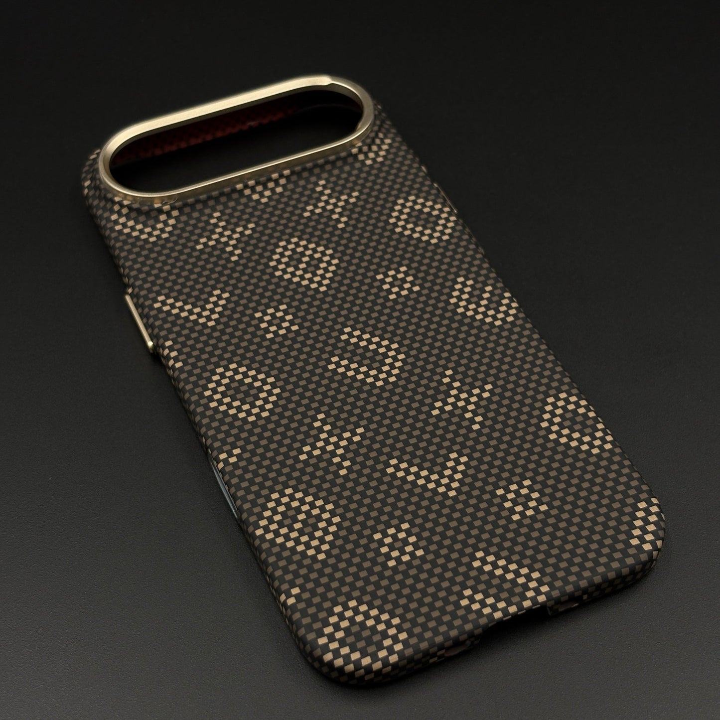 Glow in the Dark Aramid Fiber Phone Case Cover for iPhone 17 Air | Hidden Magsafe | Luminous Design