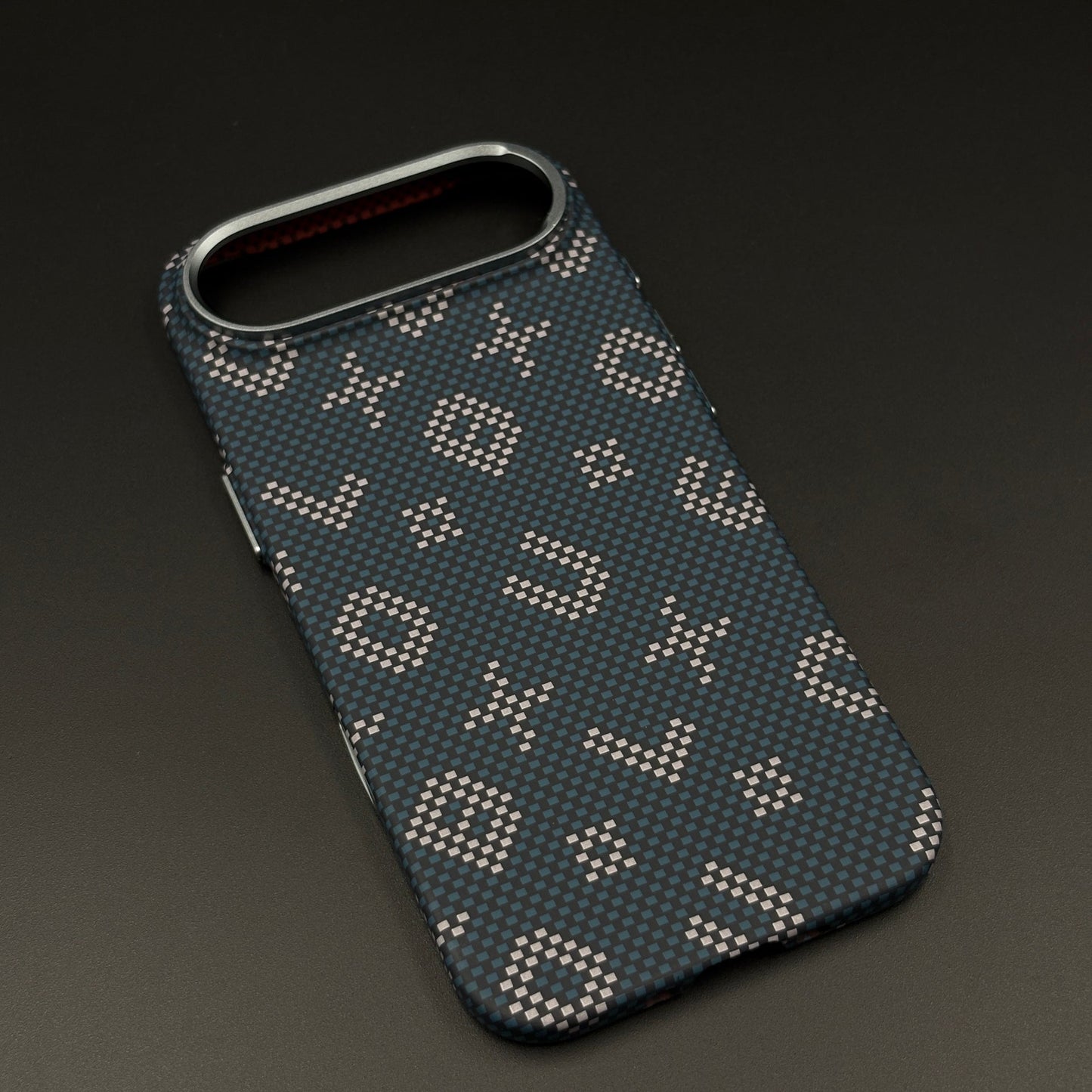 Glow in the Dark Aramid Fiber Phone Case Cover for iPhone 17 Air | Hidden Magsafe | Luminous Design