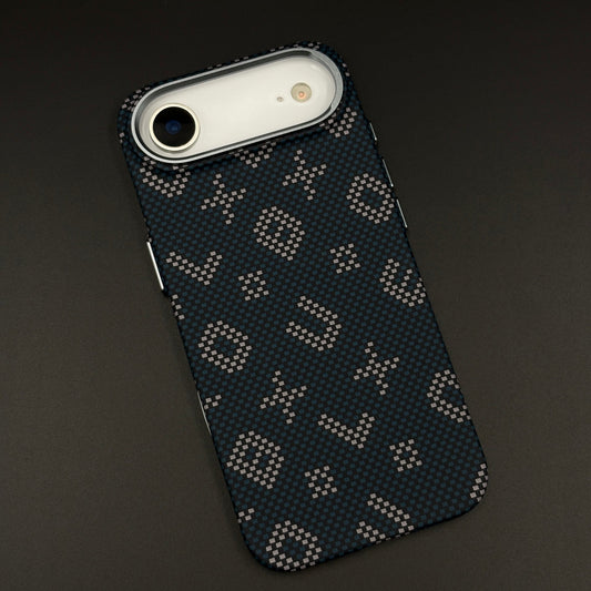 Glow in the Dark Aramid Fiber Phone Case Cover for iPhone 17 Air | Hidden Magsafe | Luminous Design