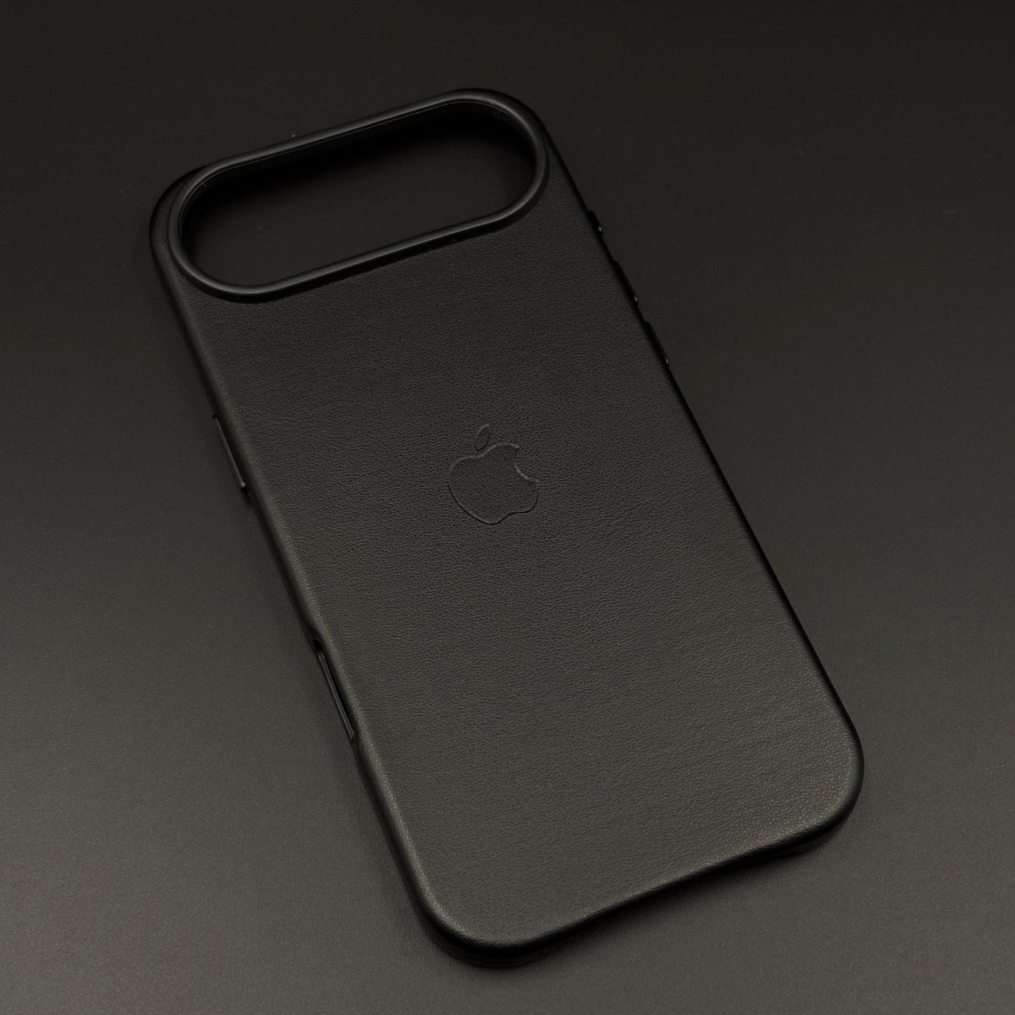 Minimalist Leather Logo Phone Case Cover for iPhone 17 Air | Slim Premium Everyday Protection