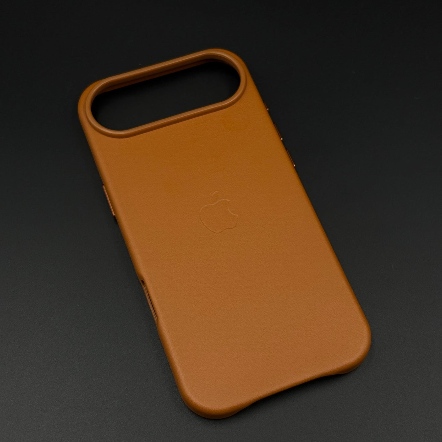Minimalist Leather Logo Phone Case Cover for iPhone 17 Air | Slim Premium Everyday Protection