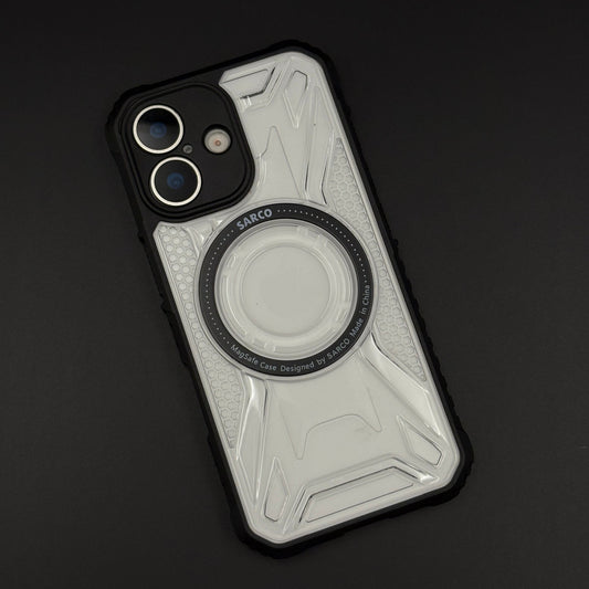 Military Protective Reinforced Armor Grade MagSafe Phone Case Cover for iPhone 17 | Impact-Proof Clear Shield