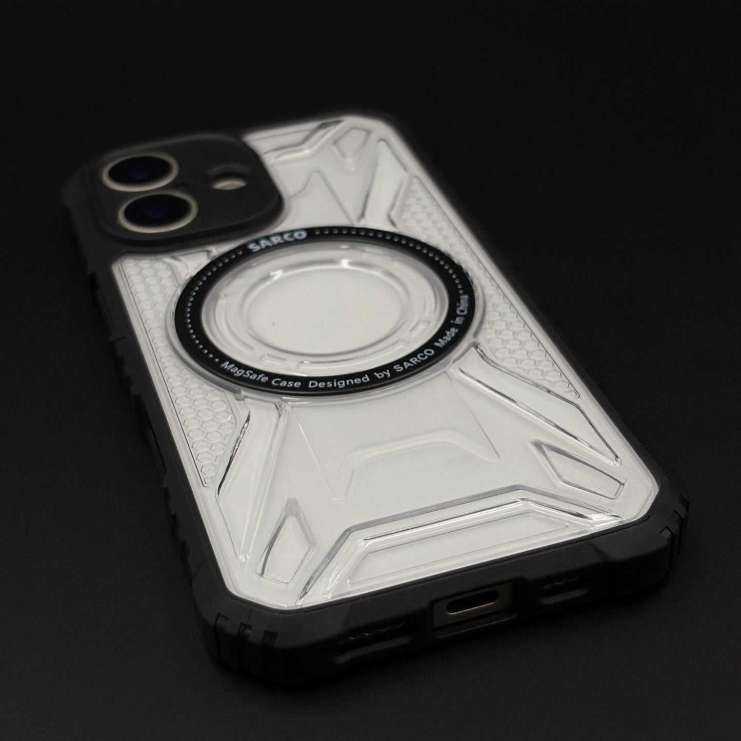 Military Protective Reinforced Armor Grade MagSafe Phone Case Cover for iPhone 17 | Impact-Proof Clear Shield
