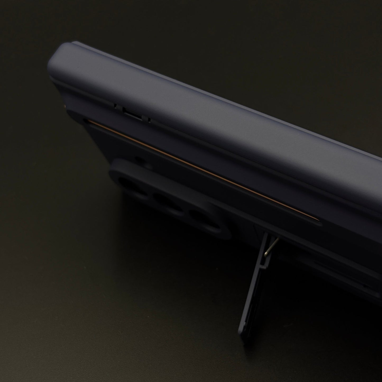 Matte Phone Case Cover with Pen & Holder for Samsung Galaxy Z Fold 8 Ultra | Kickstand | Hinge & Front Screen Protection