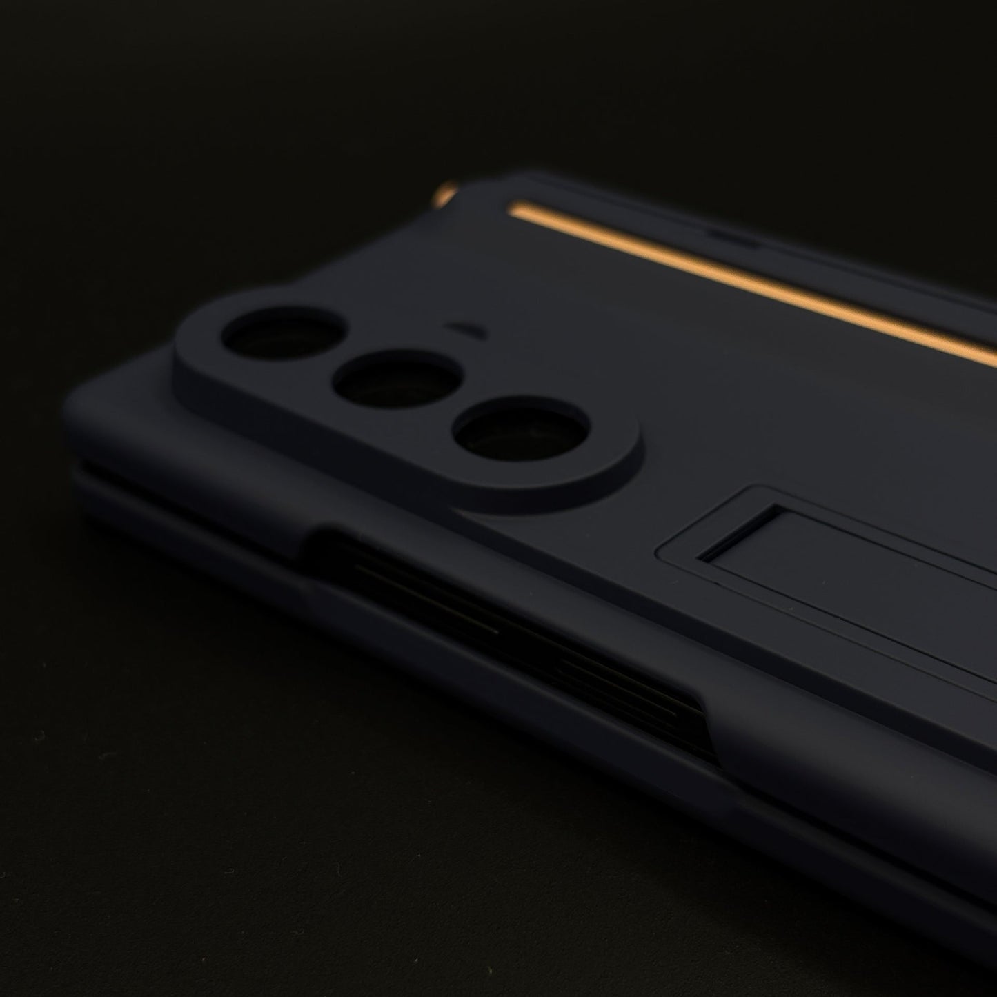 Matte Phone Case Cover with Pen & Holder for Samsung Galaxy Z Fold 8 Ultra | Kickstand | Hinge & Front Screen Protection