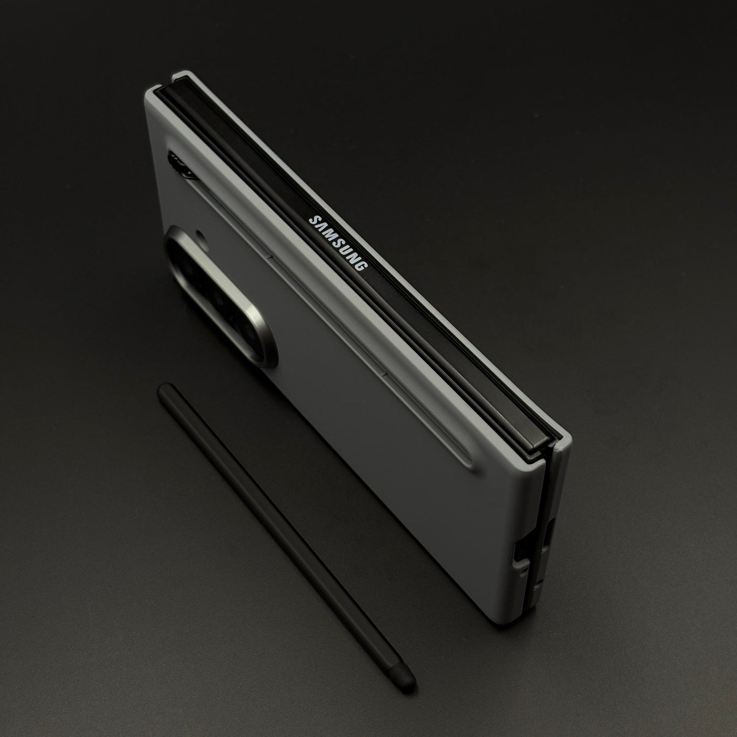 Silk Feel Liquid Silicone Phone Case Cover with Pen for Samsung Galaxy Z Fold 7 | Ultra-Soft Shockproof