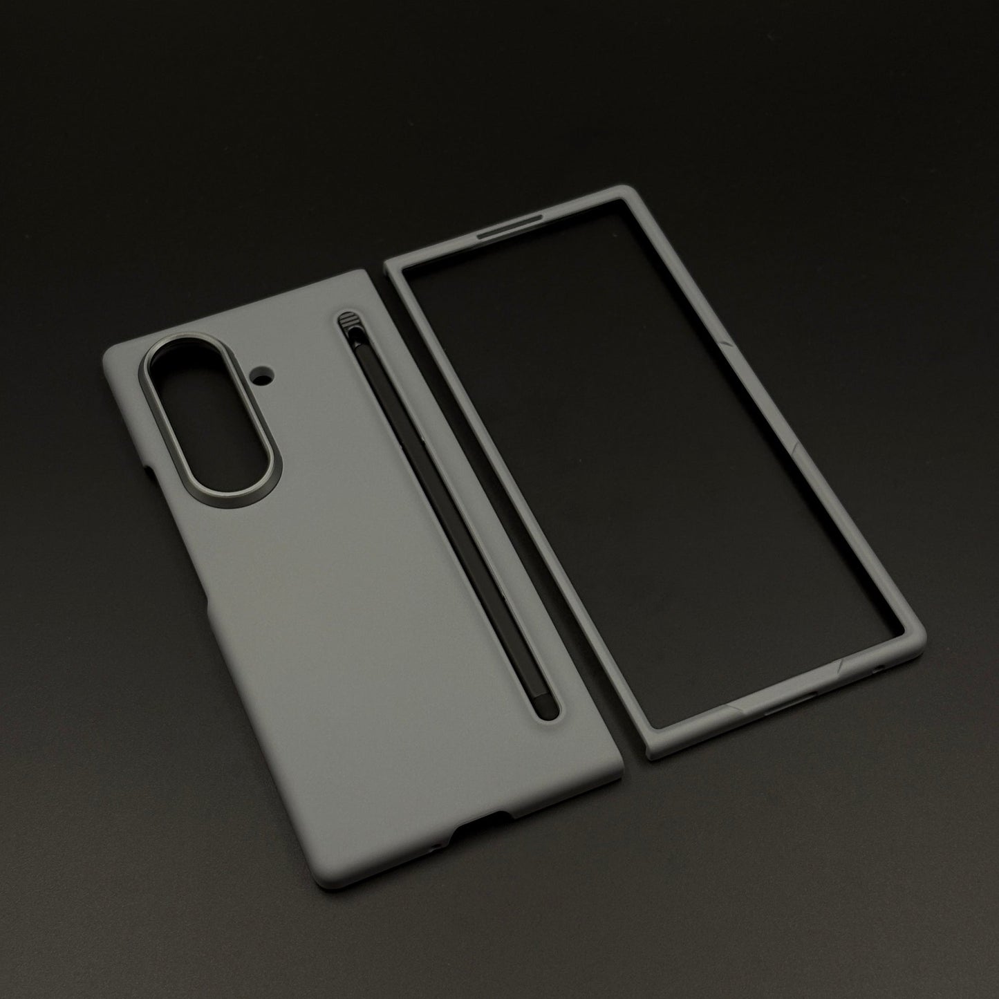 Silk Feel Liquid Silicone Phone Case Cover with Pen for Samsung Galaxy Z Fold 7 | Ultra-Soft Shockproof