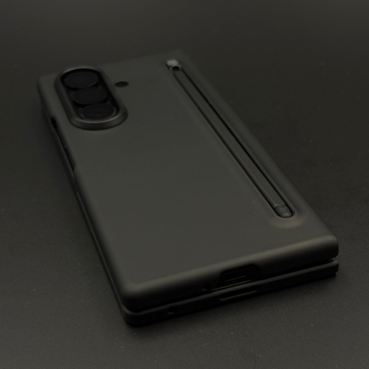 Silk Feel Liquid Silicone Phone Case Cover with Pen for Samsung Galaxy Z Fold 7 | Ultra-Soft Shockproof