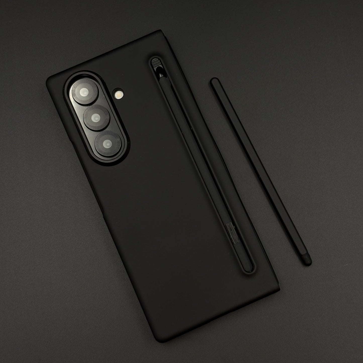 Silk Feel Liquid Silicone Phone Case Cover with Pen for Samsung Galaxy Z Fold 8 Ultra | Ultra-Soft Shockproof