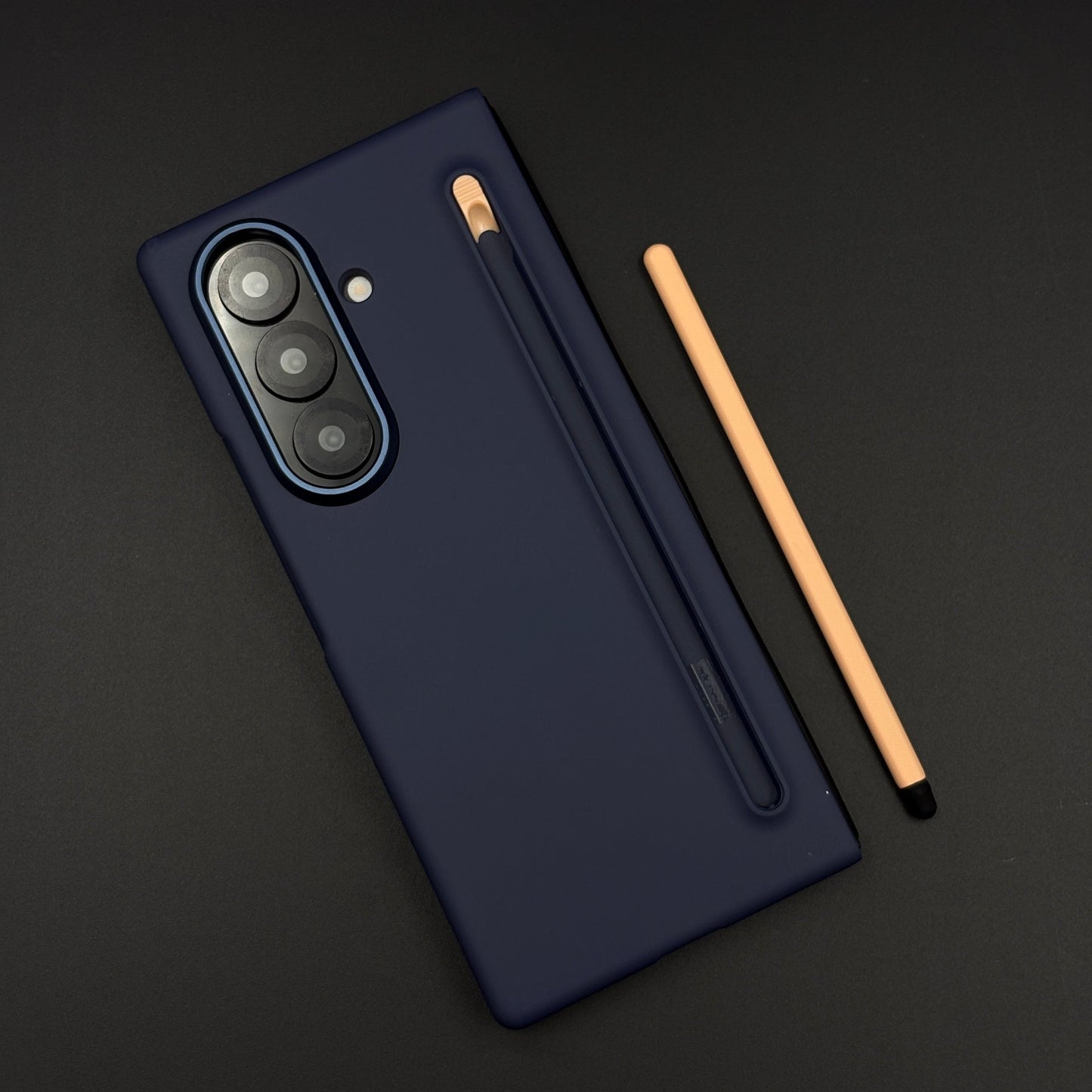Silk Feel Liquid Silicone Phone Case Cover with Pen for Samsung Galaxy Z Fold 8 Ultra | Ultra-Soft Shockproof