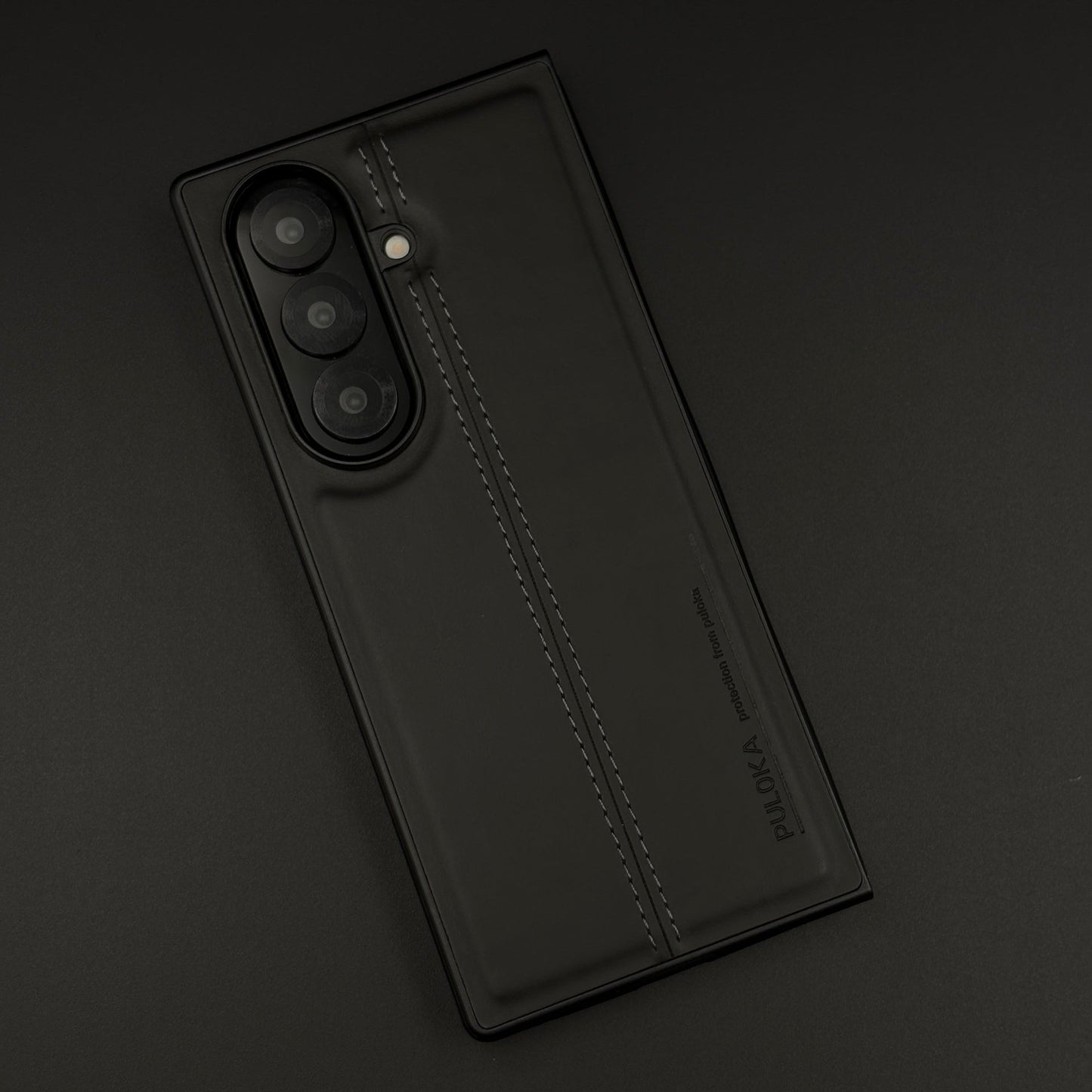 Stitched Leather Case for Samsung Galaxy Z Fold 6 | Premium Handcrafted Vintage Edition