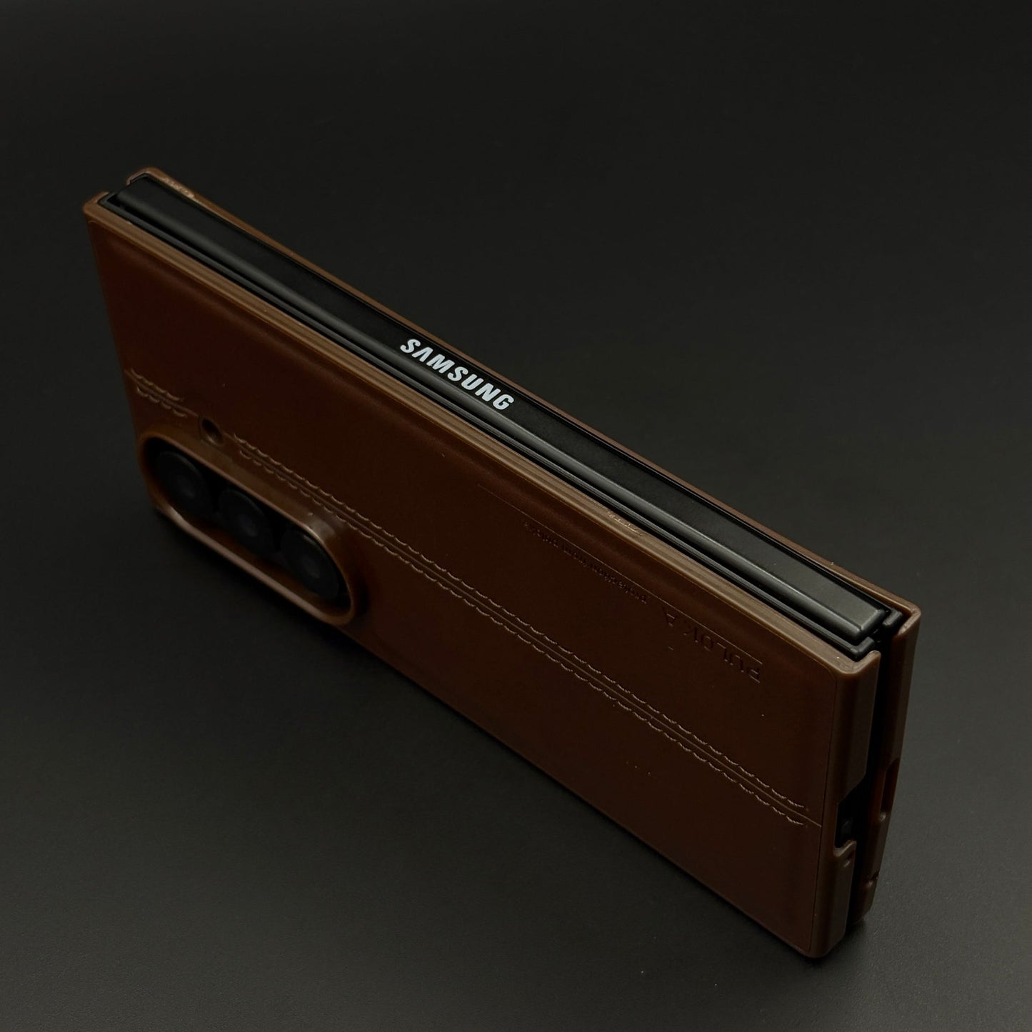 Stitched Leather Case for Samsung Galaxy Z Fold 6 | Premium Handcrafted Vintage Edition