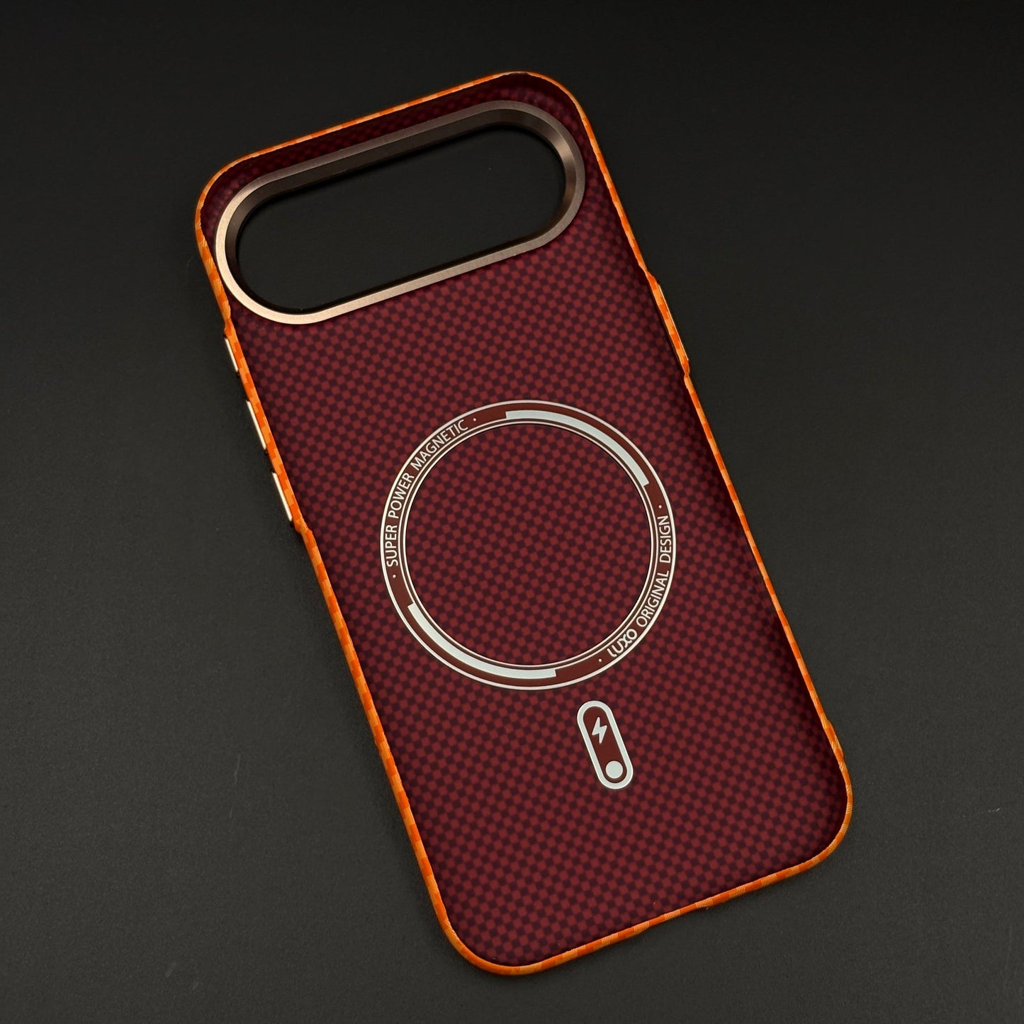 Carbon Fiber Slim Mobile Case Cover for iPhone 17 Air | Rare Aramid Texture Finish | Real Carbon Fibre Feel | Hidden MagSafe