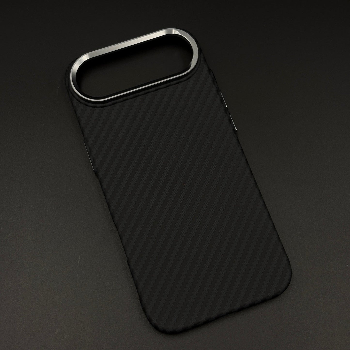 Carbon Fiber Slim Mobile Case Cover for iPhone 17 Air | Rare Aramid Texture Finish | Real Carbon Fibre Feel | Hidden MagSafe