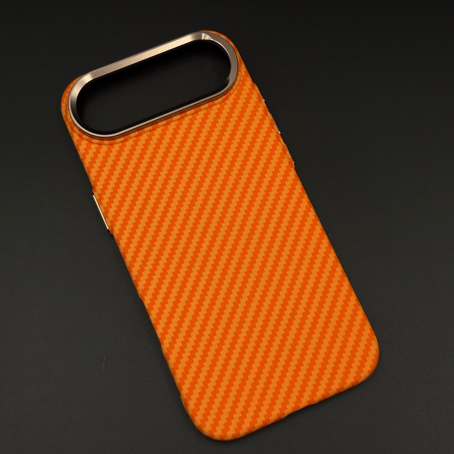 Carbon Fiber Slim Mobile Case Cover for iPhone 17 Air | Rare Aramid Texture Finish | Real Carbon Fibre Feel | Hidden MagSafe