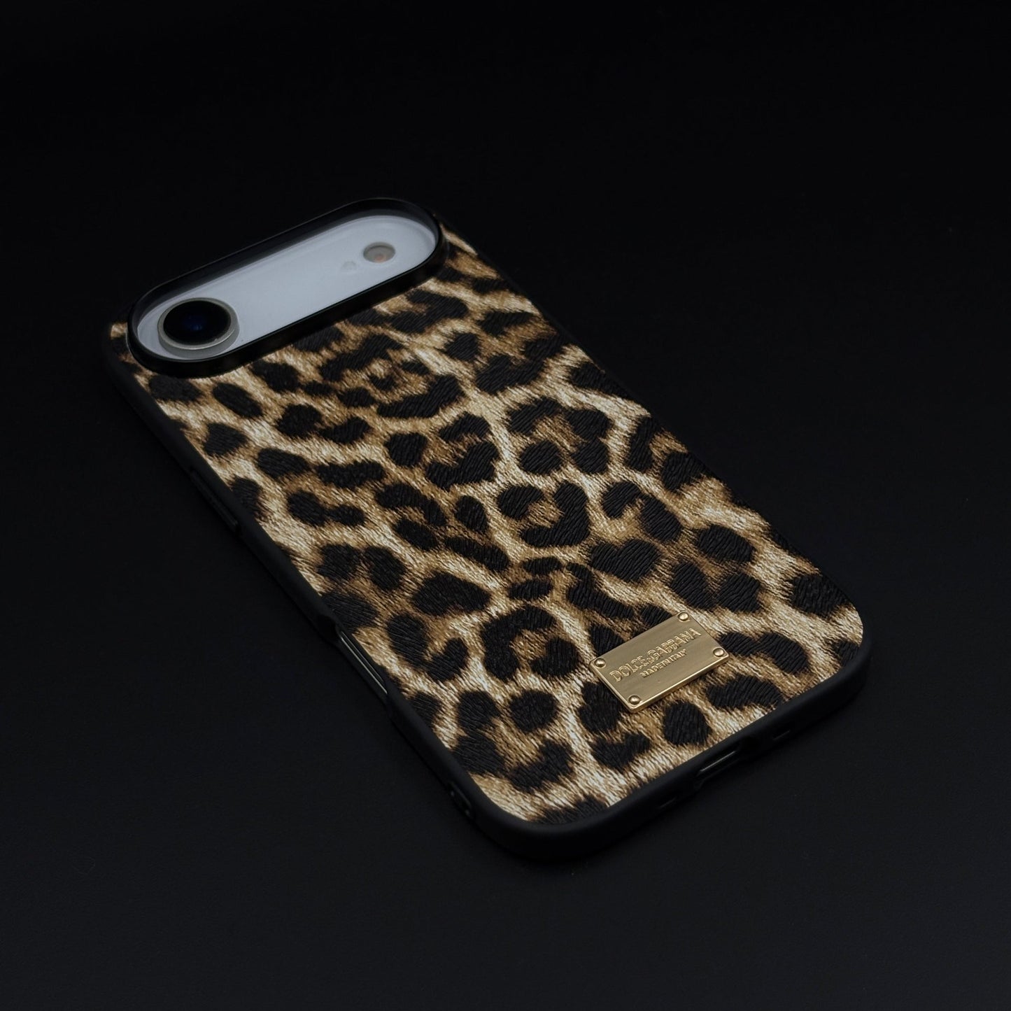 D&G Luxury Leopard Print Case for iPhone 17 Air | Designer Protective Cover