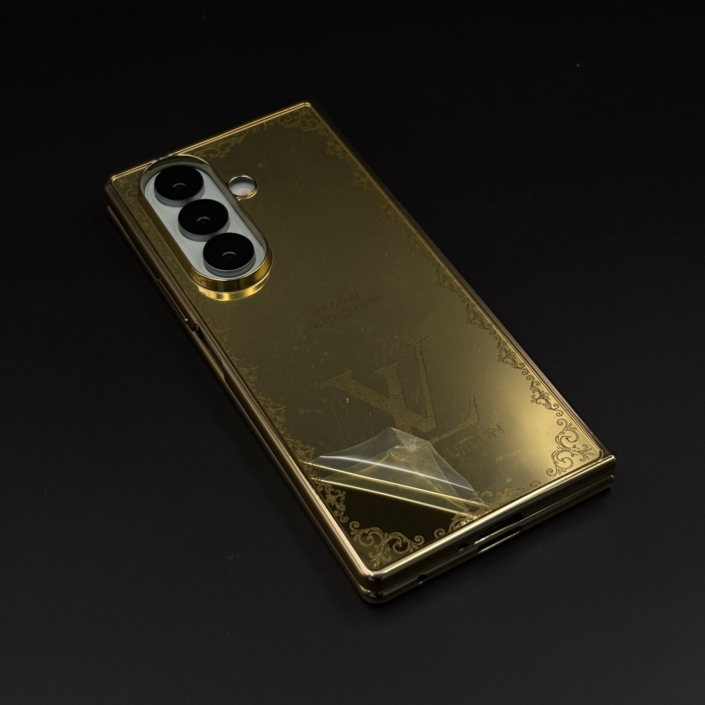 Handcrafted 24K Gold Plated Luxury Fashion Brand Case for Samsung Galaxy Z Fold 6 | Luxury Limited Edition Cover