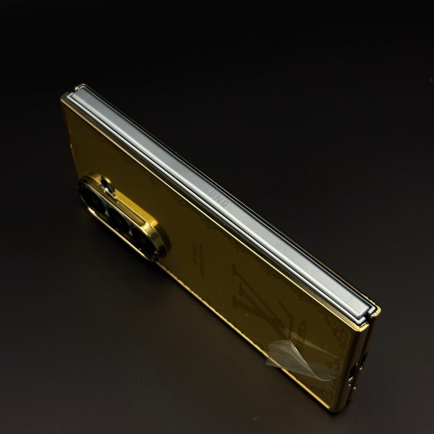 Handcrafted 24K Gold Plated Luxury Fashion Brand Case for Samsung Galaxy Z Fold 7 | Luxury Limited Edition Cover