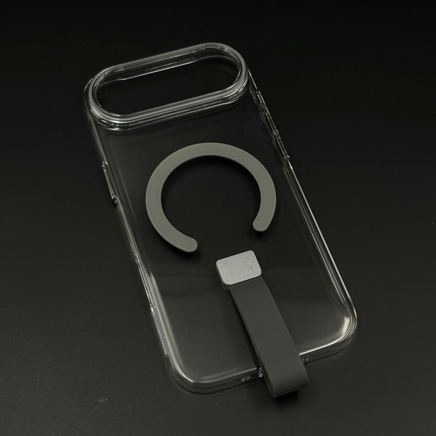 MagSafe Clear Phone Case Cover with Finger Strap Holder for iPhone 17 Air