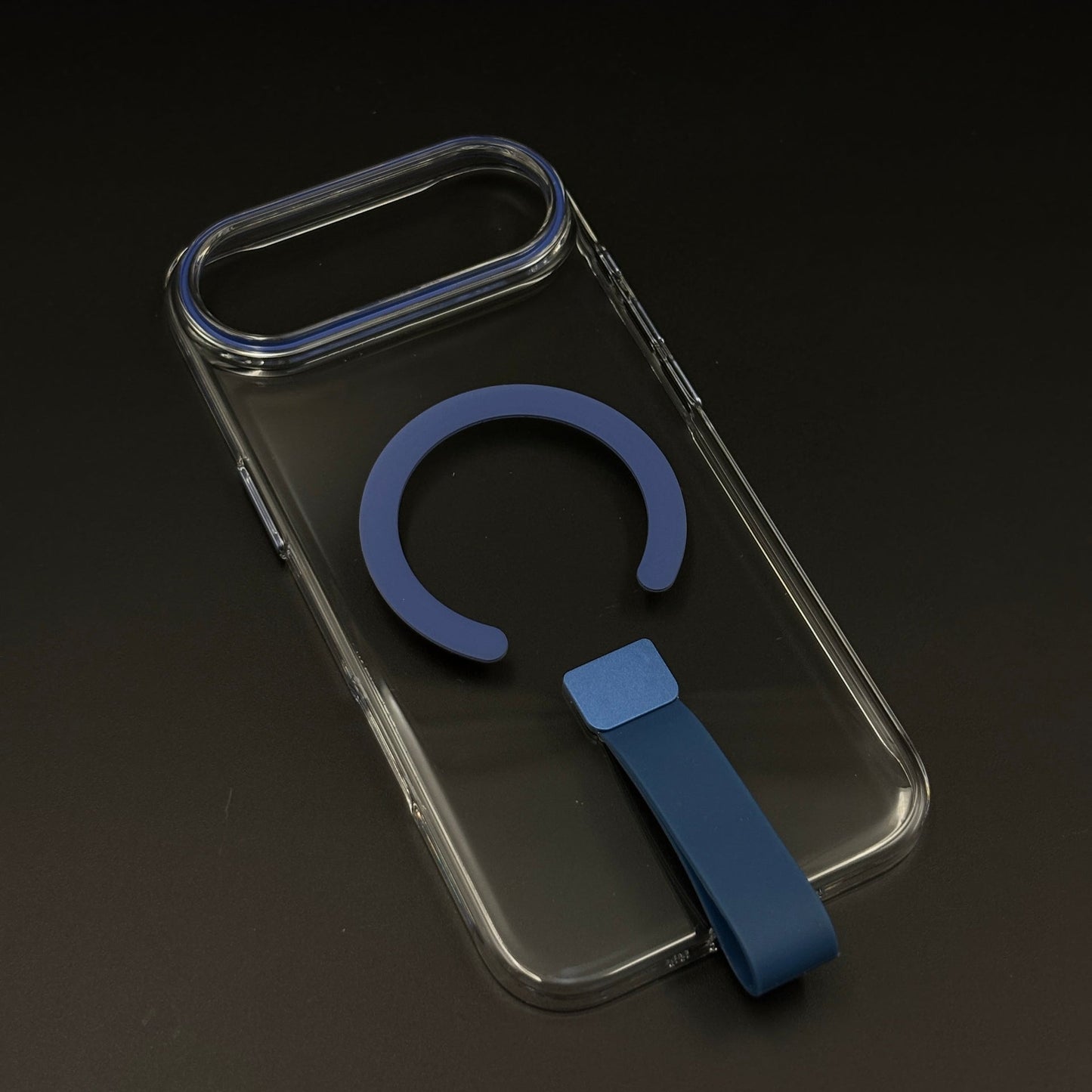 MagSafe Clear Phone Case Cover with Finger Strap Holder for iPhone 17 Air