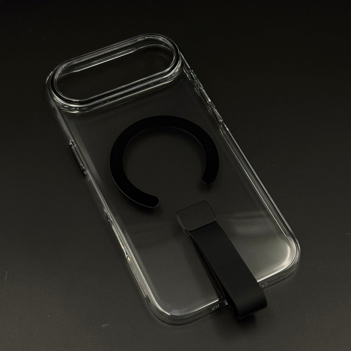 MagSafe Clear Phone Case Cover with Finger Strap Holder for iPhone 17 Air