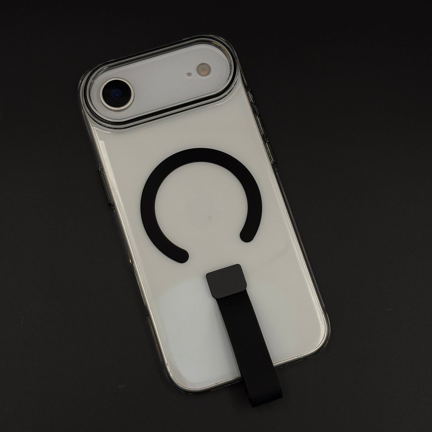 MagSafe Clear Phone Case Cover with Finger Strap Holder for iPhone 17 Air