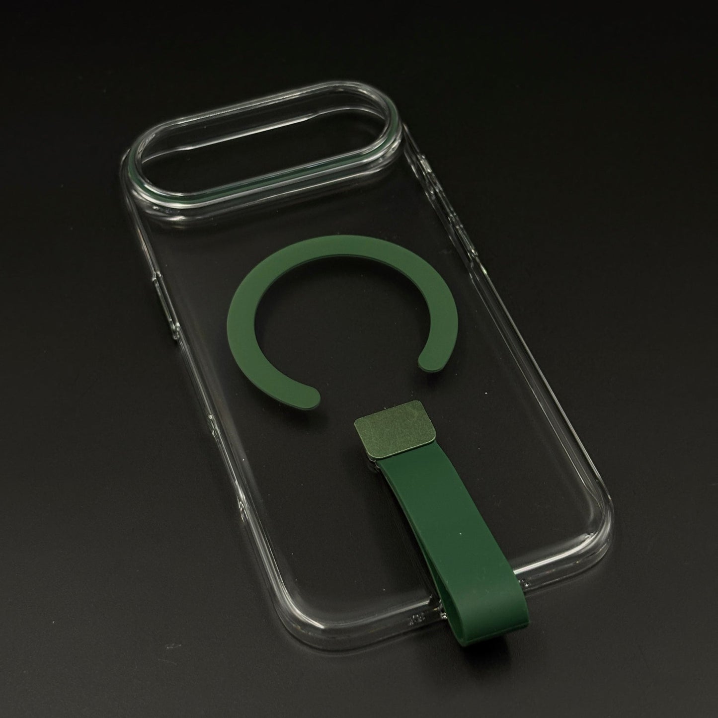 MagSafe Clear Phone Case Cover with Finger Strap Holder for iPhone 17 Air