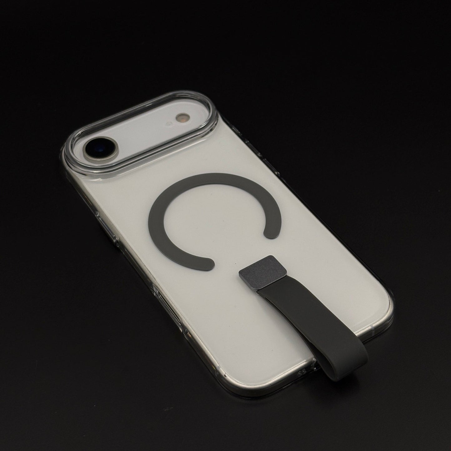 MagSafe Clear Phone Case Cover with Finger Strap Holder for iPhone 17 Air