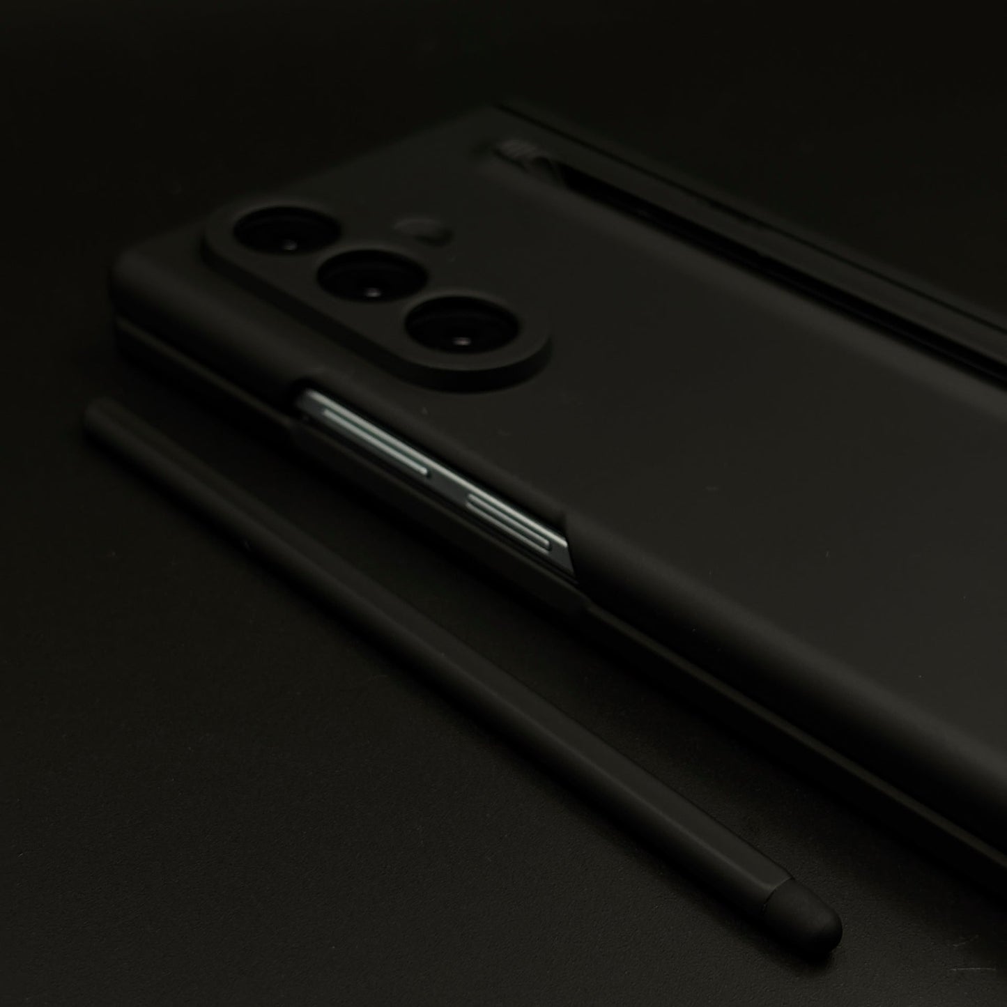 Ultra Slim Pen Case for Samsung Galaxy Z Fold 7 | Soft Matte Finish | Hinge Protection Stand