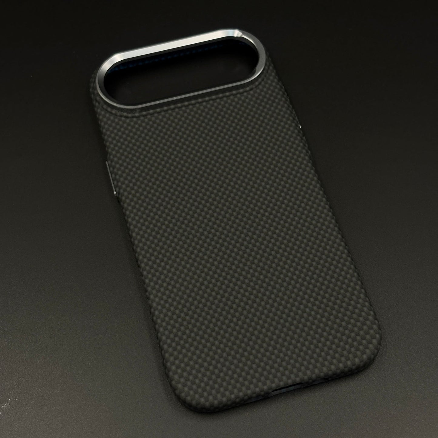 UltraLite Black Case Slim Mobile Case Cover for iPhone 17 Air | Rare Aramid Texture Finish | Real Carbon Fibre Feel | Hidden MagSafe