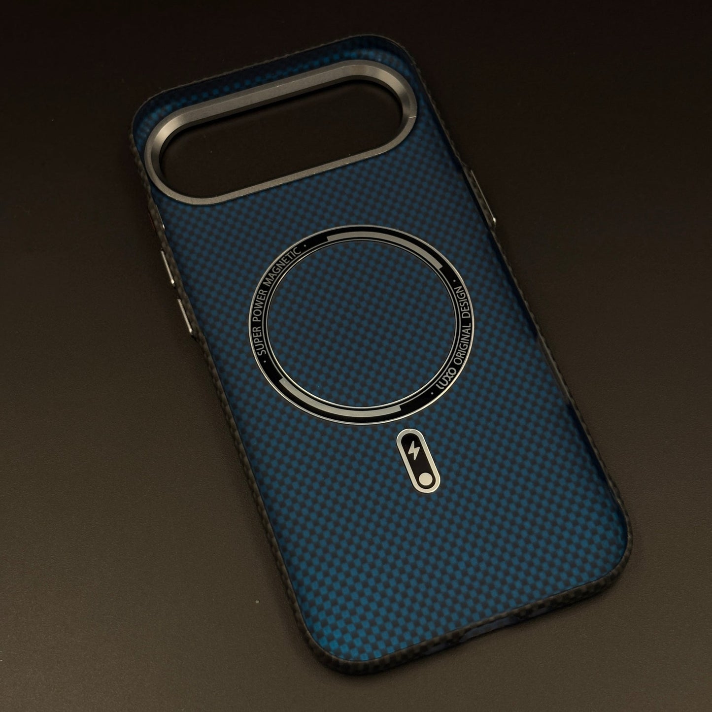 UltraLite Black Case Slim Mobile Case Cover for iPhone 17 Air | Rare Aramid Texture Finish | Real Carbon Fibre Feel | Hidden MagSafe