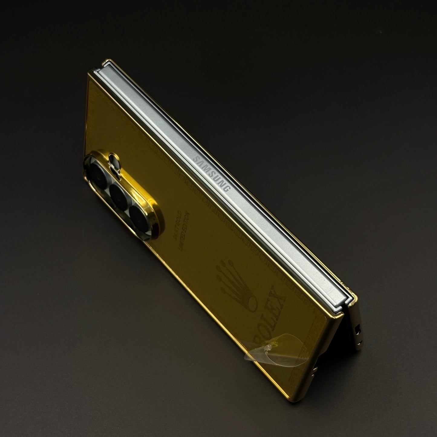 Handcrafted 24K Gold Plated Watch Brand Case for Samsung Galaxy Z Fold 7 | Luxury Limited Edition Cover