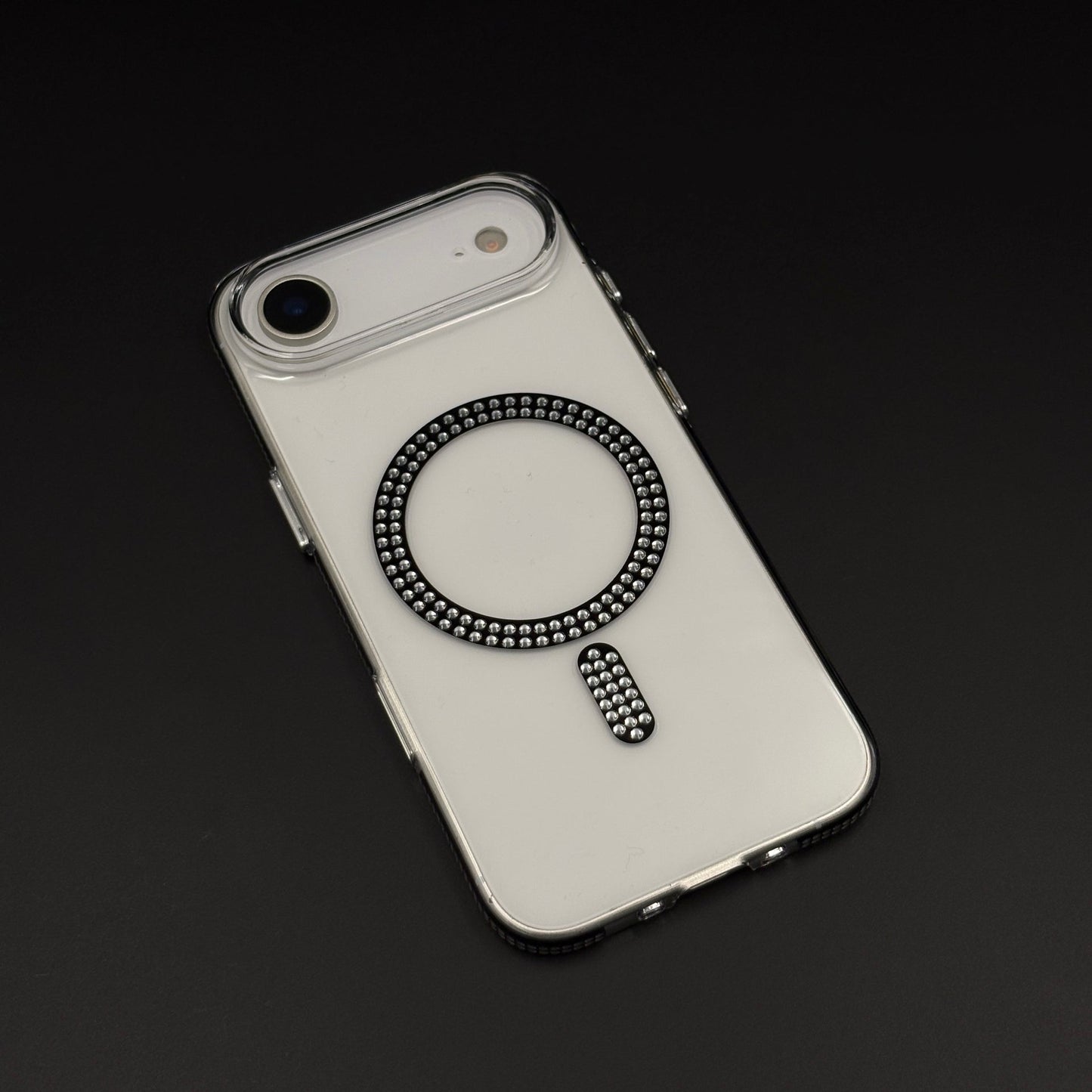 Diamond Rhinestone MagSafe Clear Case for iPhone 17 Air | Anti-Yellow Protection