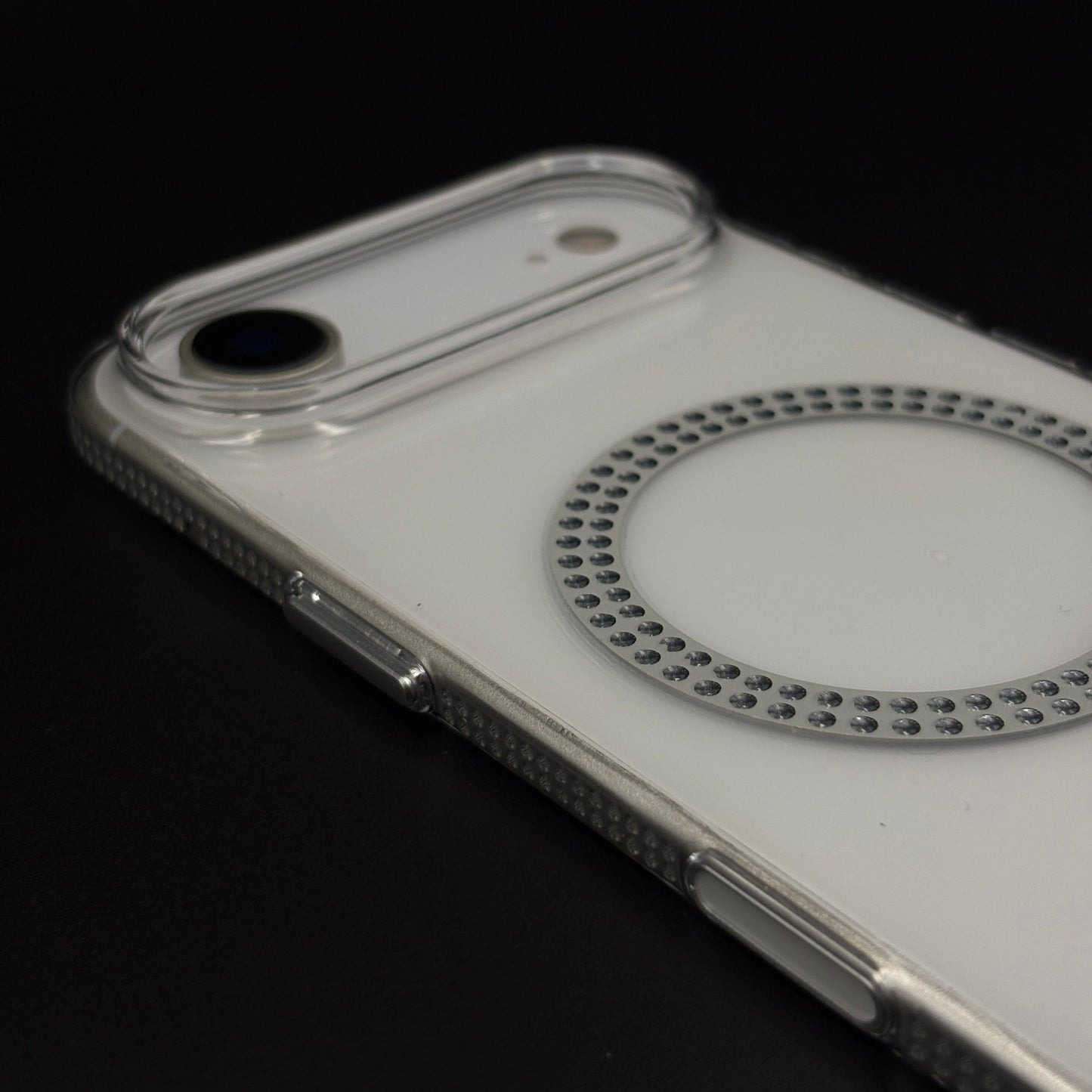 Diamond Rhinestone MagSafe Clear Case for iPhone 17 Air | Anti-Yellow Protection