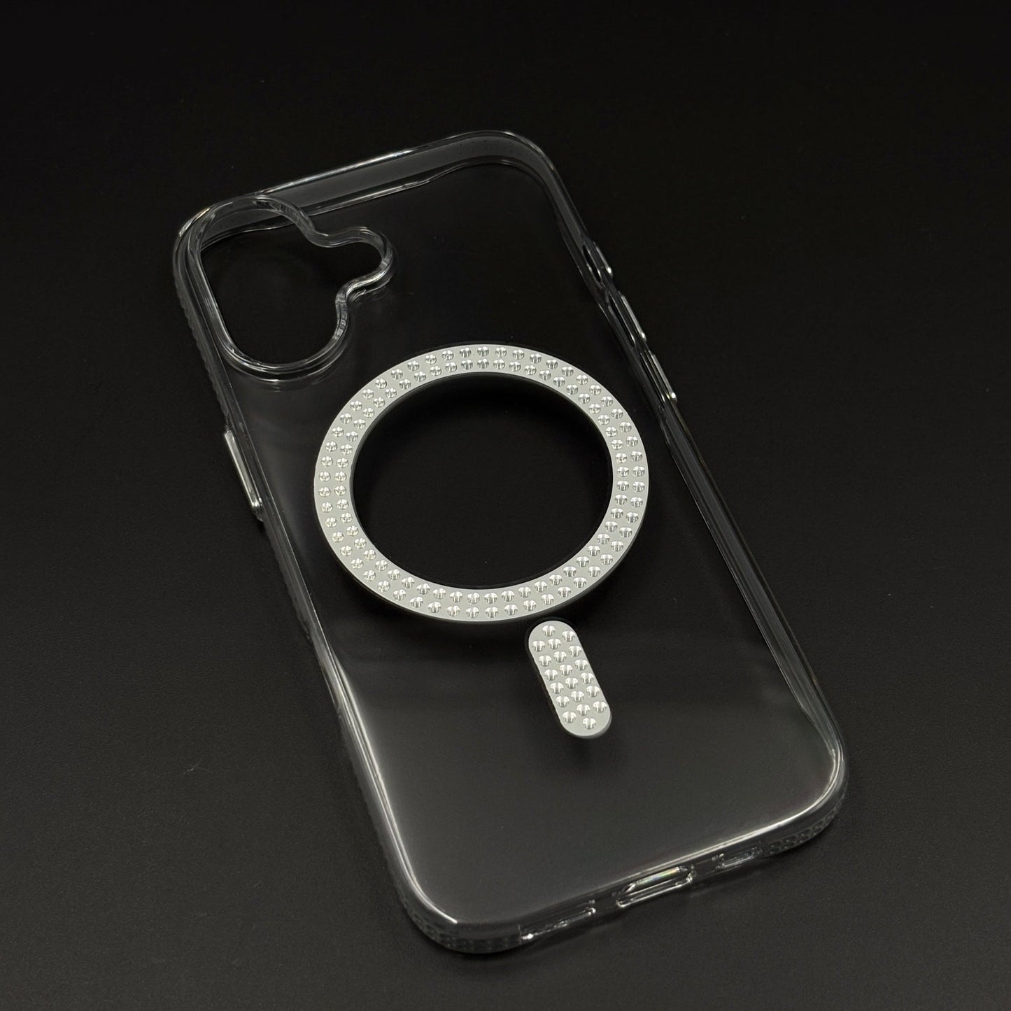 Diamond Rhinestone MagSafe Clear Case for iPhone 17 | Anti-Yellow Protection