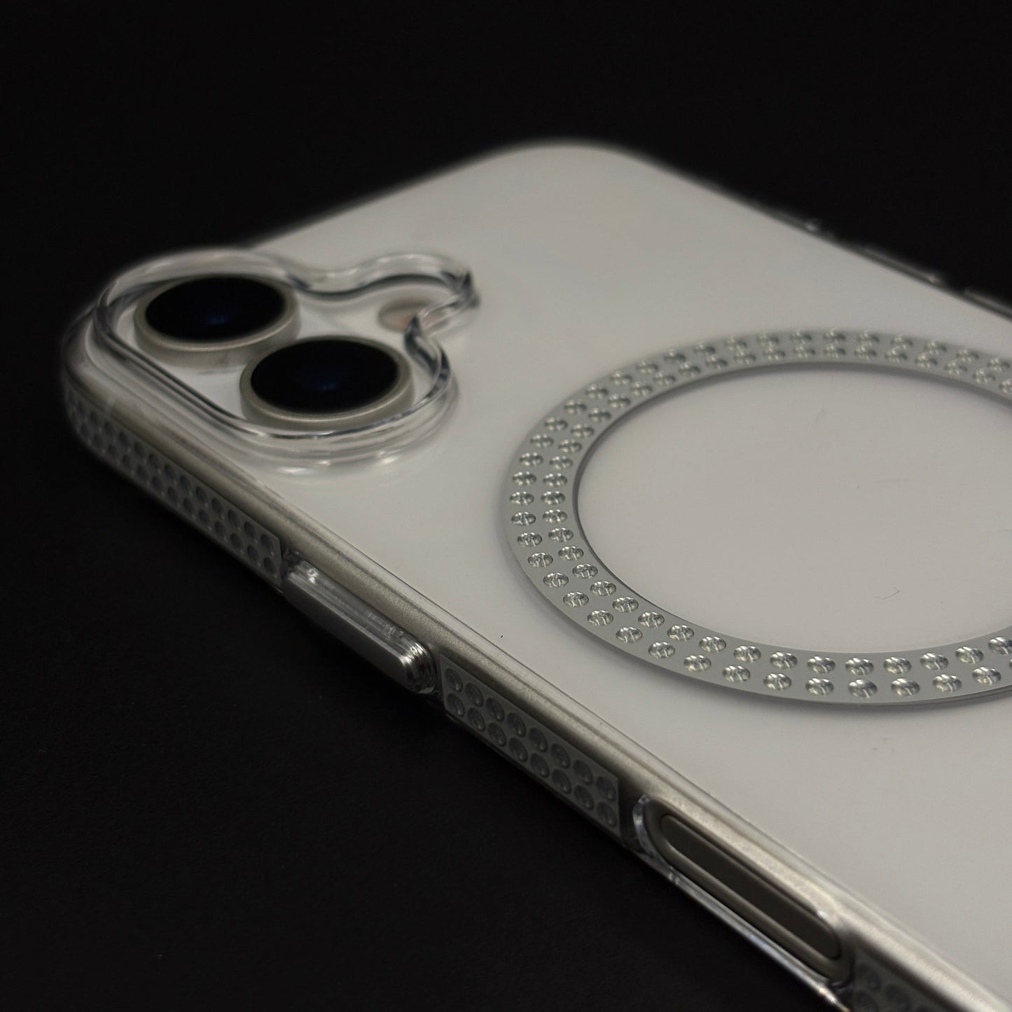 Diamond Rhinestone MagSafe Clear Case for iPhone 17 | Anti-Yellow Protection