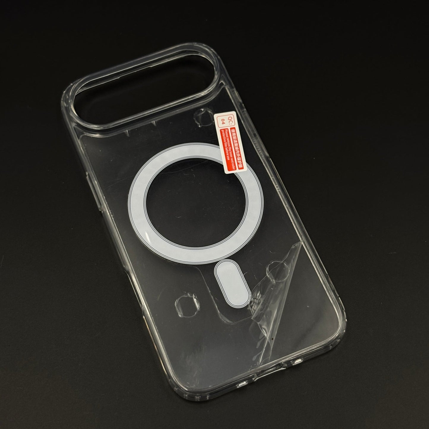 SPGN Anti-Yellow MagSafe Transparent Case for iPhone 17 Air | Crystal Clear Shockproof Cover