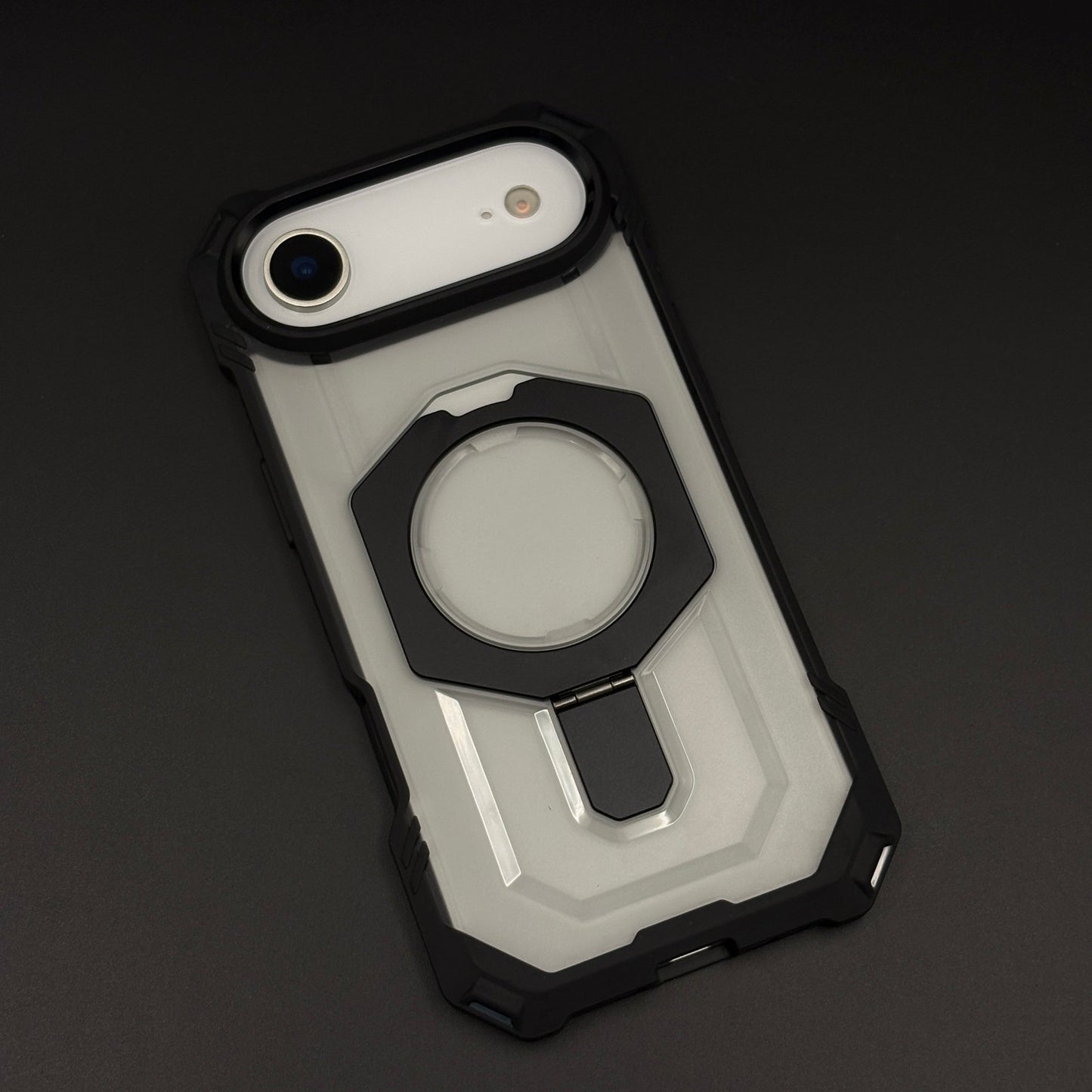 Rugged Magnetic Ring Stand Case for iPhone 17 Air | Shockproof MagSafe-Compatible Cover