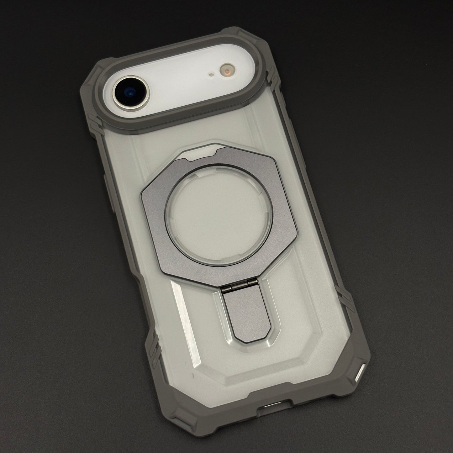 Rugged Magnetic Ring Stand Case for iPhone 17 Air | Shockproof MagSafe-Compatible Cover