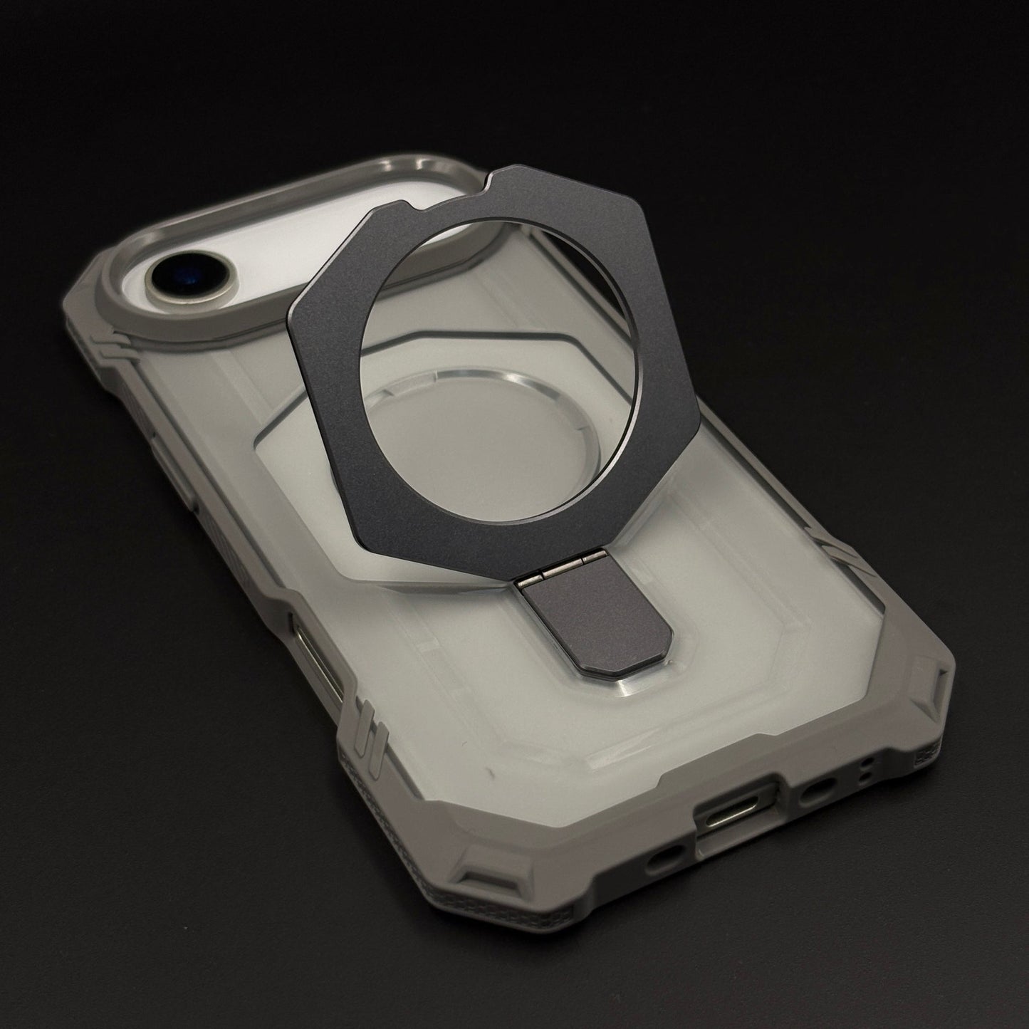 Rugged Magnetic Ring Stand Case for iPhone 17 Air | Shockproof MagSafe-Compatible Cover