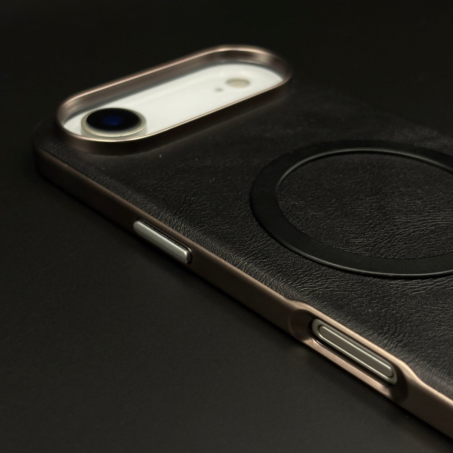 Luxury Leather MagSafe Case for iPhone 17 Air | Camera Lens Protection Back Cover