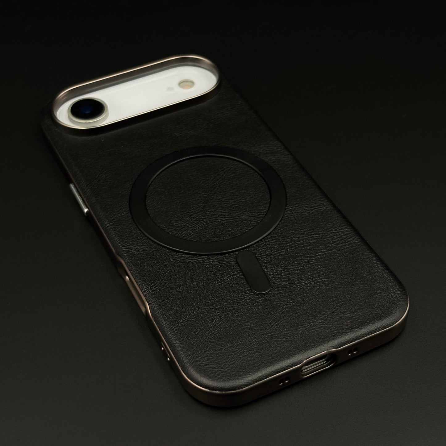Luxury Leather MagSafe Case for iPhone 17 Air | Camera Lens Protection Back Cover