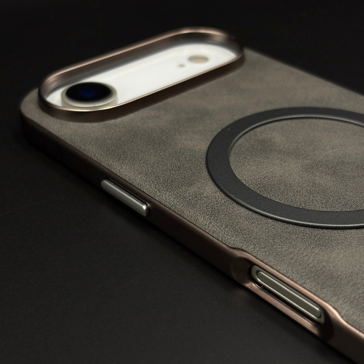 Luxury Leather MagSafe Case for iPhone 17 Air | Camera Lens Protection Back Cover
