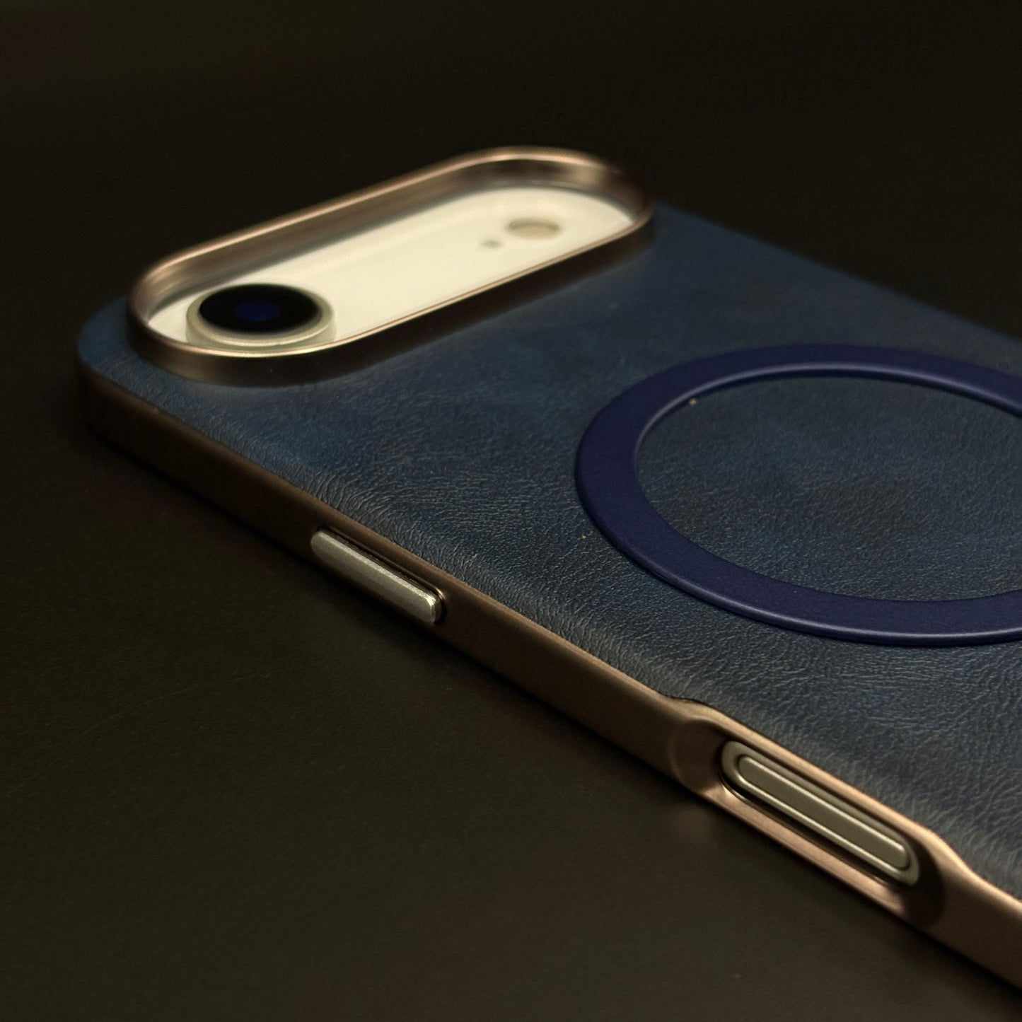 Luxury Leather MagSafe Case for iPhone 17 Air | Camera Lens Protection Back Cover