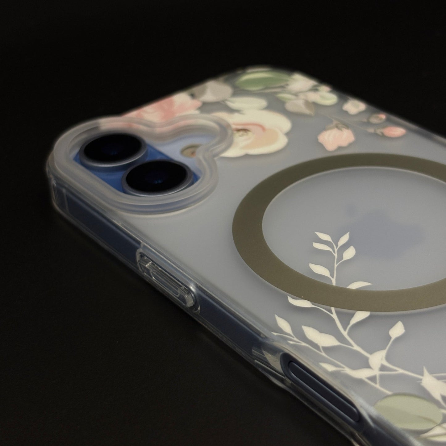 Floral MagSafe Clear Case for iPhone 17 | Anti-Yellow Botanical Back Cover